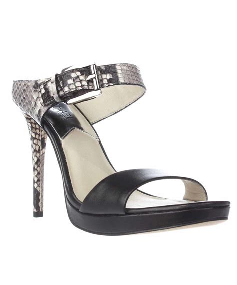 michael kors sandalette 38 schwarz|michael kors mule sandals.